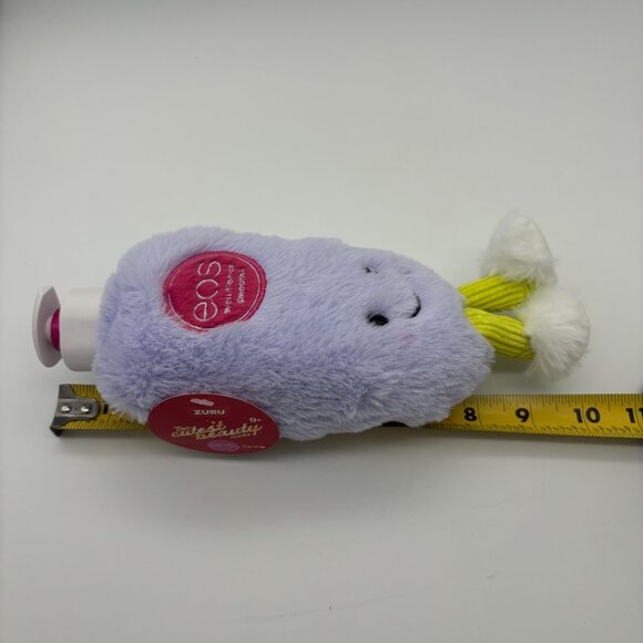 EOS Vanilla Cashmere Purple Lotion Bottle 9.5" Furry Stuffed Plush Toy Zuru NWT - Picture 3 of 3